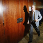 El ex jefe de mantenimiento del Ayuntamiento de Valladolid, Luis Alberto Samaniego, en el juzgado.