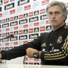 Mourinho, durante la rueda de prensa que ofreció ayer en la Ciudad Deportiva de Valdebebas.