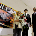 Consuelo Álvarez de Toledo, José Ramón Cerezales y Gonzalo García Pérez.