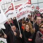 Imagen de la protesta de la semana pasada a las puertas de Telemark.