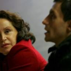 Carmen Roche junto al coreógrafo Pascal Tuzeau, ayer en el Auditorio