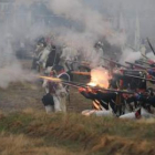 Un momento de la recreación napoleónica celebrada en Astorga en el 2008.