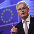 El negociador de la Unión Europea (UE) para el ‘brexit’, Michel Barnier. OLIVIER HOSLET