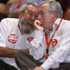Los secretarios generales de UGT y CC.OO., Cándido Méndez e Ignacio Fernández Toxo.