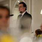 El presidente del Gobierno, Mariano Rajoy, interviene en un desayuno informativo el pasado 11 de diciembre.