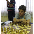 Jaime Santos durante una de las partidas del campeonato.