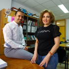 Pilar Marqués y José Alberto Benítez, investigadores del grupo Salbis del Campus de Ponferrada