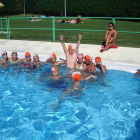 Instalaciones de la piscina municipal, en Villaobispo de las Regueras.