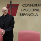 El cardenal Ricardo Blázquez, presidente de la Conferencia Episcopal.