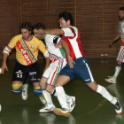 Los jugadores arlequinados celebran uno de sus goles.