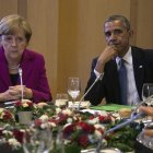 Angela Merkel y Barack Obama durante la cumbre del Grupo de los Siete.