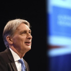 Hammond interviene en la conferencia del Partido Conservador, en Manchester