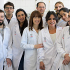El equipo autor del estudio premiado.