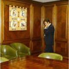 El presidente del Baloncesto León, Joaquín Rodríguez.