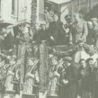 Imagen de un desfile de la Legión Cóndor en León durante la Guerra Civil