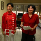 Belén Fernández y Ángela Marqués, en una foto de archivo.