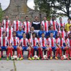 Formación del equipo del Atlético Bembibre que lidera la Primera División Regional Juvenil.