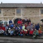 Los amigos del camino posaron juntos en Rabanal