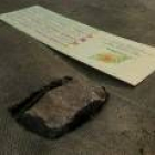 El fragmento de roca fue encontrado en unos viveros en Villalobar