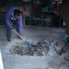 Foto de la excavación esta semana en Berbes. DL / CUELI
