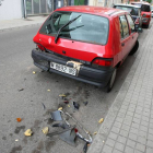Uno de los ocho vehículos afectados por un conductor que conducía bajo los efectos del alcohol durante la pasada madrugada en Ponferrada