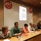 Mayo, en el centro, acompañado de su nuevo equipo de colaboradores.