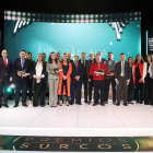 Premiados en la gala de los Premios Surcos de CyL TV que tuvo lugar ayer en La Bañeza. ICAL