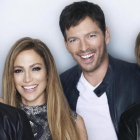 Ryan Seacrest, Jennifer Lopez, Harry Connick Jr. y Keith Urban, presentador y jurados del concurso de talentos 'American idol'.