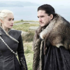 Daenerys Targaryen y Jon Nieve, dos de los personajes más populares de Juego de tronos.