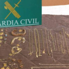 Los agentes de la Guardia Civil han recuperado la mayoría de las piezas sustraídas.