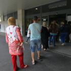 Entrada al servicio de Urgencias del Hospital de León.