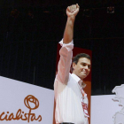 Pedro Sánchez, en el congreso del PSOE castellano-leonés.