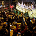 Cabalgata de los Reyes Magos en Barcelona.