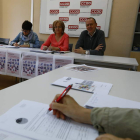 Rosa Eva Martínez, Rosa Castro e Ignacio Fernández.