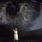 La soprano Anna Hofmann durante su actuación en la ópera ‘Erwartung’.