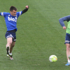 La Deportiva entrena hoy por última vez antes del partido. LDLM
