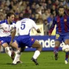 Ronaldinho es baja en el Barça por sanción para medirse al Albacete