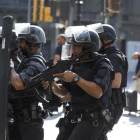 Atentado terrorista en las Ramblas .