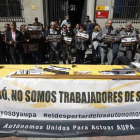 Protesta de los autónomos en León