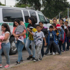 Inmigrantes dentenidos por la Patrulla Fronteriza de los EEUU.