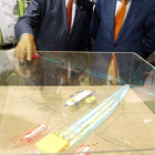 Maqueta del proyecto de integración del AVE en Valladolid.