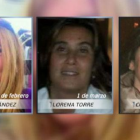 Las tres mujeres asturianas. La primera por la izquierda es Maria Paz Ferández, cuyo cadáver fue encontrado ayer