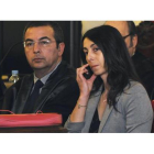 Raquel Gago, esta mañana durante el juicio
