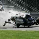El piloto polaco Robert Kubica, en el momento de sufrir el accidente
