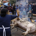 Los dos goches serán cocinados y degustados hoy. CAMPOS