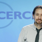 Iglesias intervino en la reunión del Círculo de Economía. A.  DALMAU