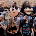 Los miembros del grupo de música folk leonesa Sog. ARCHIVO