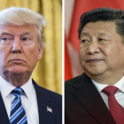 El presidente de EEUU, Donald Trump, y su homólogo chino, Xi Jinping.
