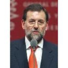 El líder popular y aspirante a suceder a Aznar, Mariano Rajoy