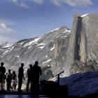 Vista de uno de los puntos más emblemáticos del Parque Nacional de Yosemite, el glaciar Half Dome.